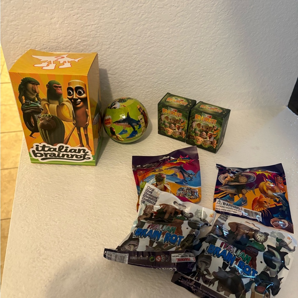 Italian Brainrot merchandise bundle!!